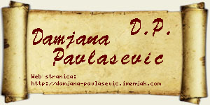 Damjana Pavlašević vizit kartica